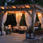 Pergola with Large Posts