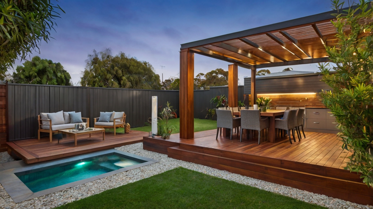 Australian Backyard Outdoor Area