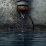 Backyard Pipe Water Leak